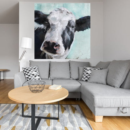 Vaca en blanco y negro - Heather Hayes