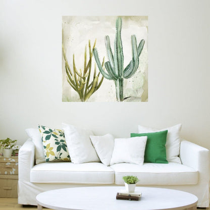Cactus en Acuarela II - Heather Hayes