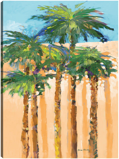 Palmas de sombra bronceadas I - Jane Slivka