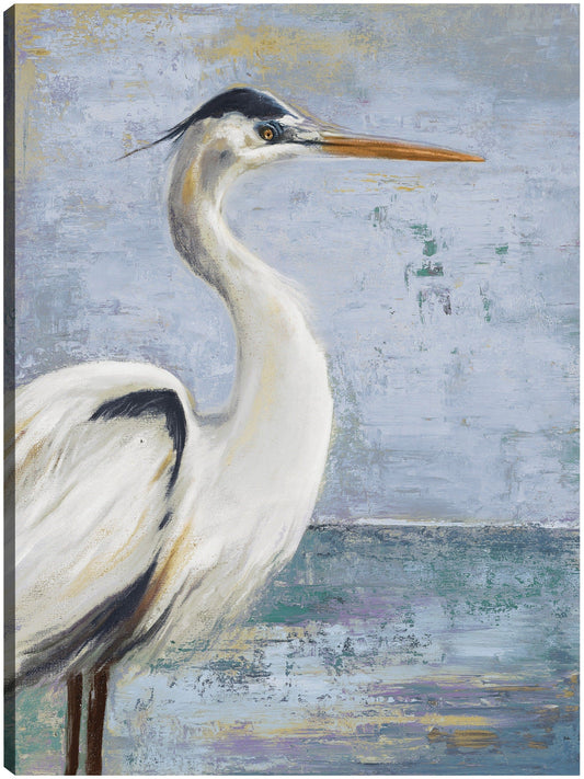 Garza azul sobre azul I - Patricia Pinto
