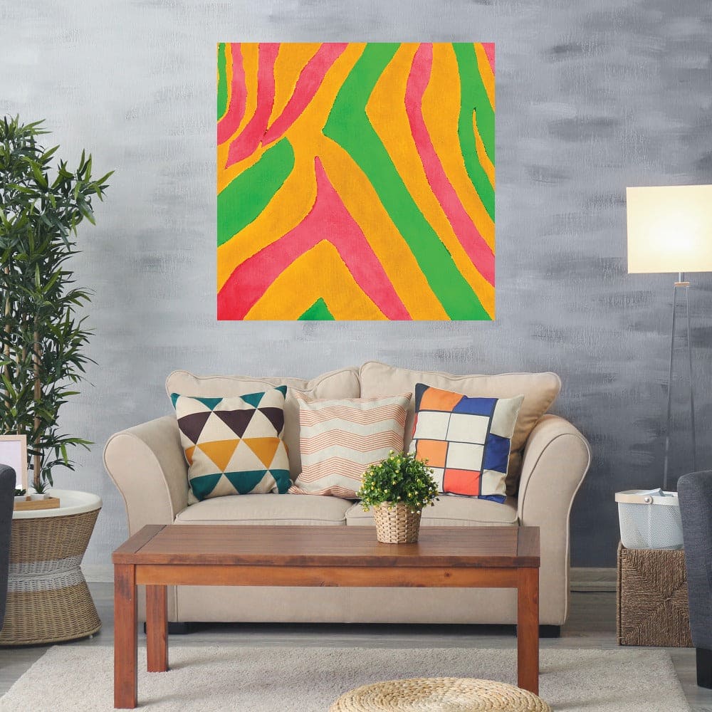 Impresión de cebra psicodélica I - Patricia Pinto