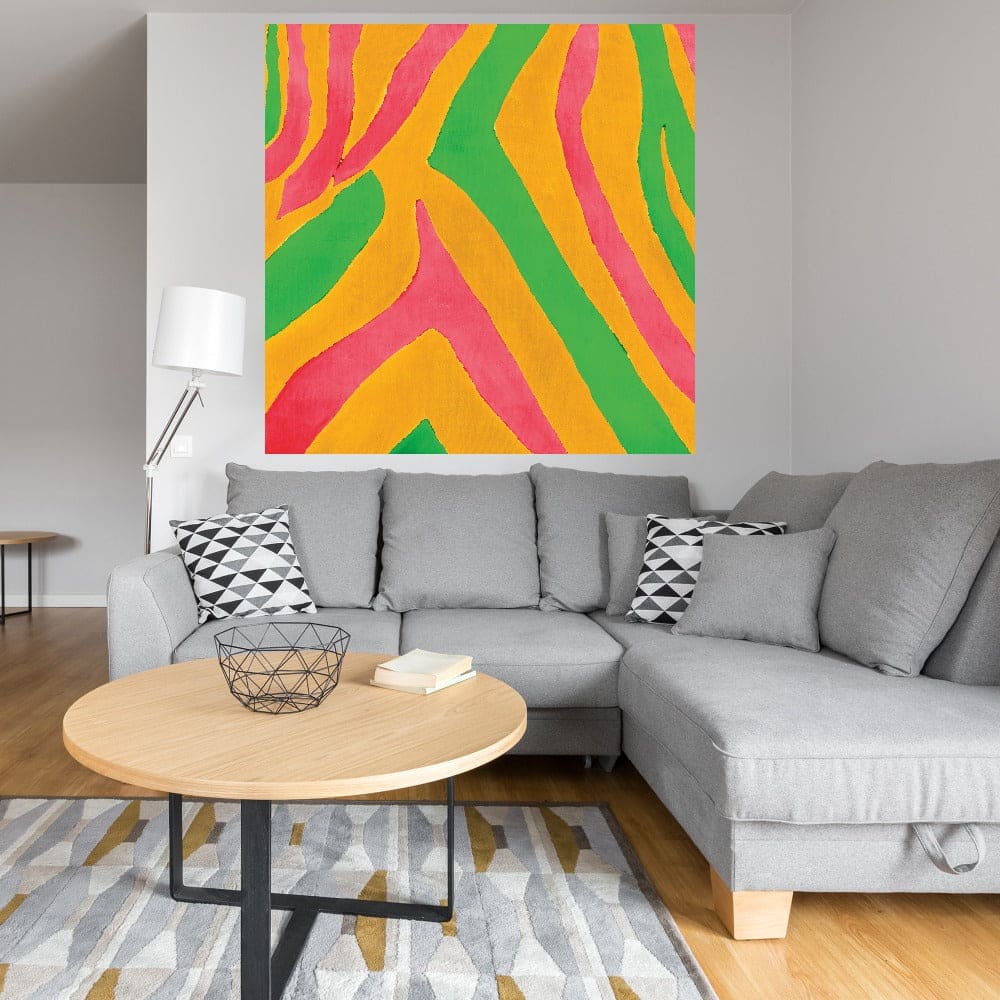 Impresión de cebra psicodélica I - Patricia Pinto