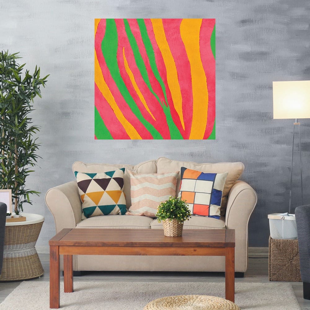 Impresión de cebra psicodélica II - Patricia Pinto