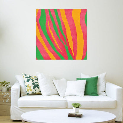 Impresión de cebra psicodélica II - Patricia Pinto