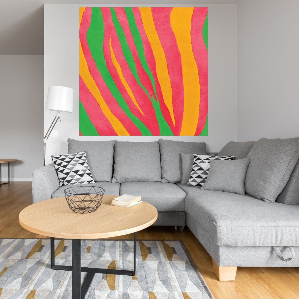 Impresión de cebra psicodélica II - Patricia Pinto