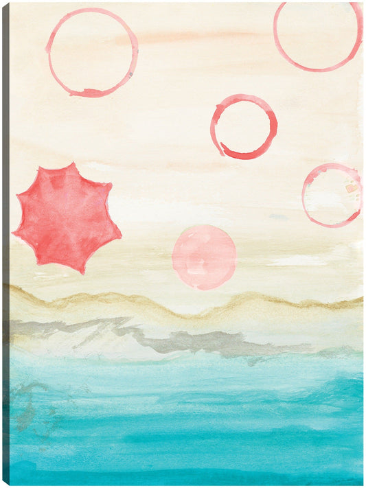 Manchas de playa de acuarela I - Gina Ritter