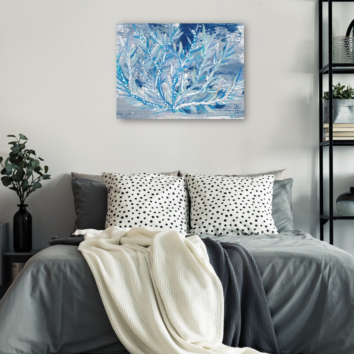 Azul Punteado Coral Horizontal - Gina Ritter