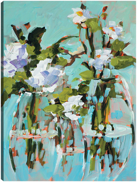 Flores en jarrones - Jane Slivka
