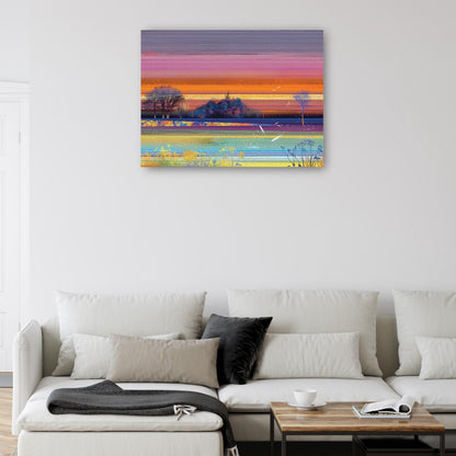 Prado de rayas al atardecer - DP Gallery
