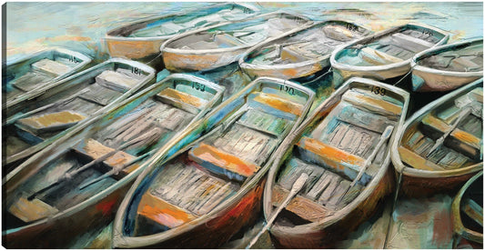 Barcos verde azulado - Studio Arts