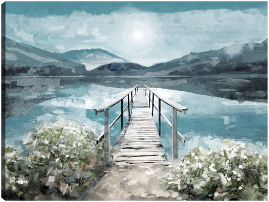 Luz del amanecer junto al lago - Studio Arts