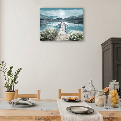 Luz del amanecer junto al lago - Studio Arts