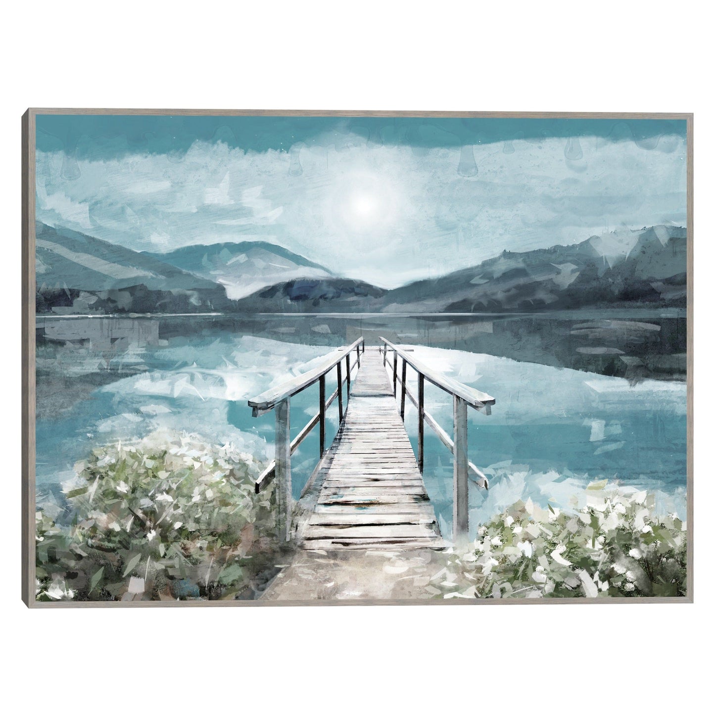 Luz del amanecer junto al lago - Studio Arts