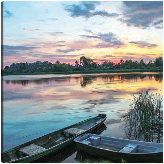 Puesta de sol junto al lago - Studio Arts
