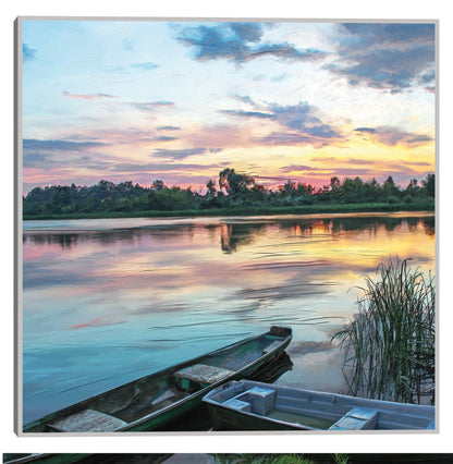 Puesta de sol junto al lago - Studio Arts