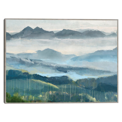 Vista de la montaña brumosa - Studio Arts