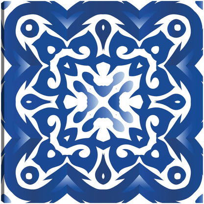 Patrón de mosaico azul atlántico - DP Gallery