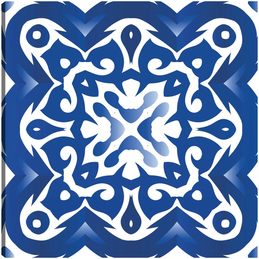 Patrón de mosaico azul atlántico - DP Gallery