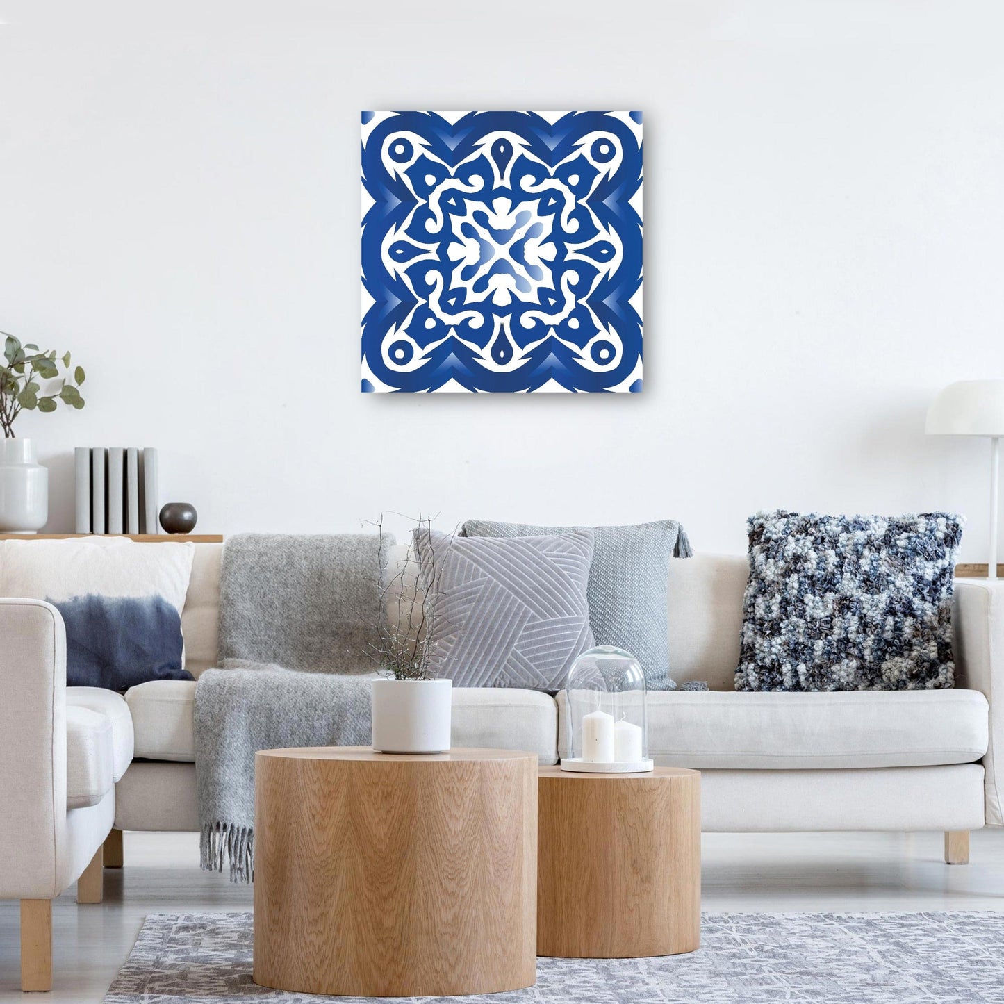 Patrón de mosaico azul atlántico - DP Gallery