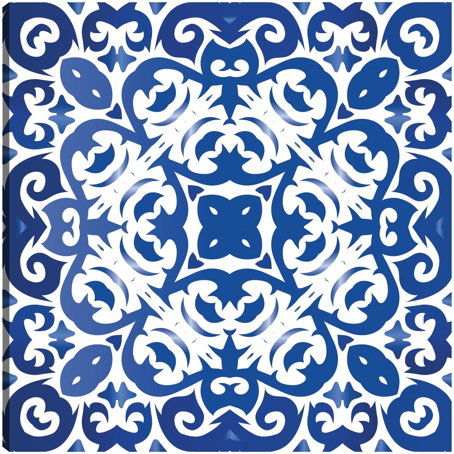 Patrón de mosaico azul azulejo - DP Gallery