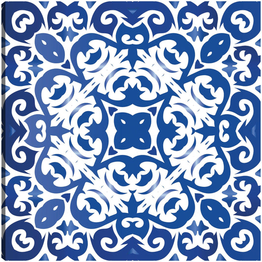 Patrón de mosaico azul azulejo - DP Gallery
