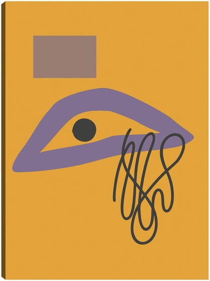 Onda ondulada de mod de ojo violeta - DP Gallery