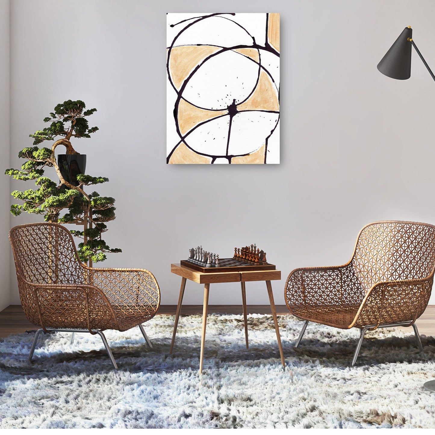 Oro abstracto - Anne Seay