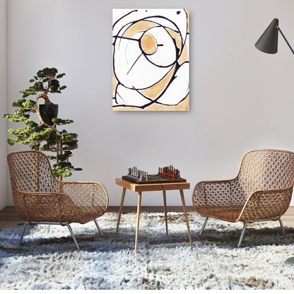 Oro abstracto II - Anne Seay
