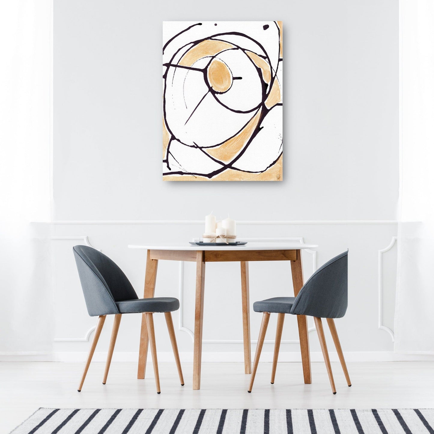 Oro abstracto II - Anne Seay