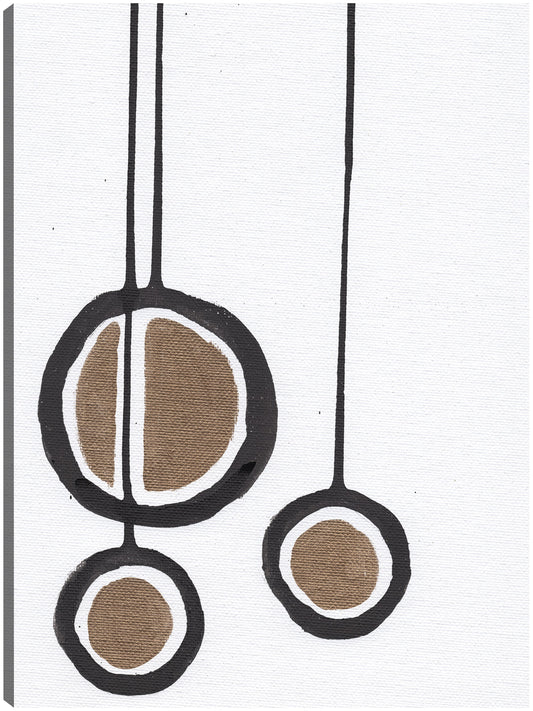 Blanco y negro con oro - Anne Seay