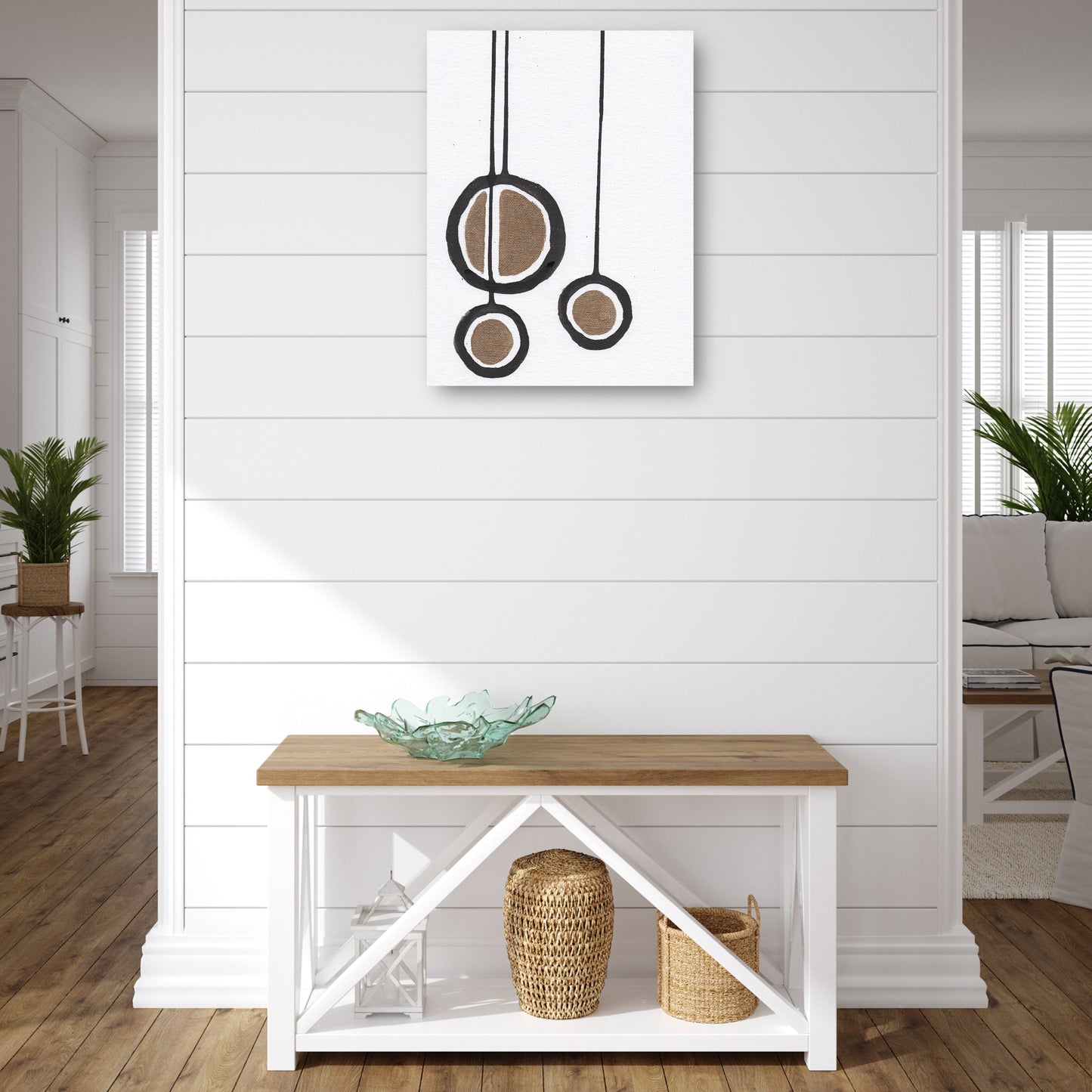 Blanco y negro con oro - Anne Seay