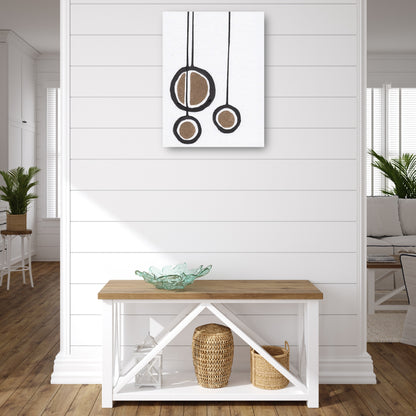 Blanco y negro con oro - Anne Seay