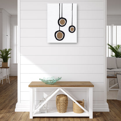 Blanco y negro con oro II - Anne Seay