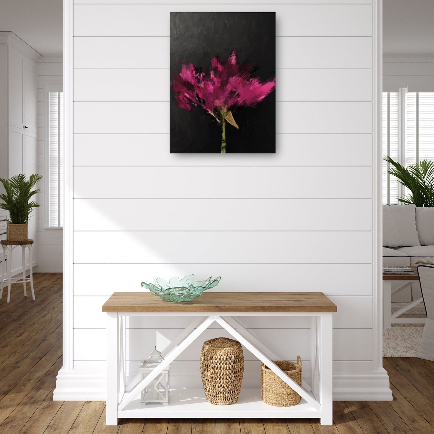 Flor rosa I - Linda Woods