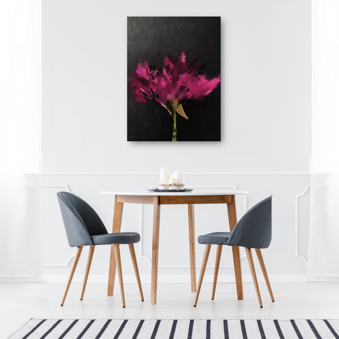 Flor rosa I - Linda Woods
