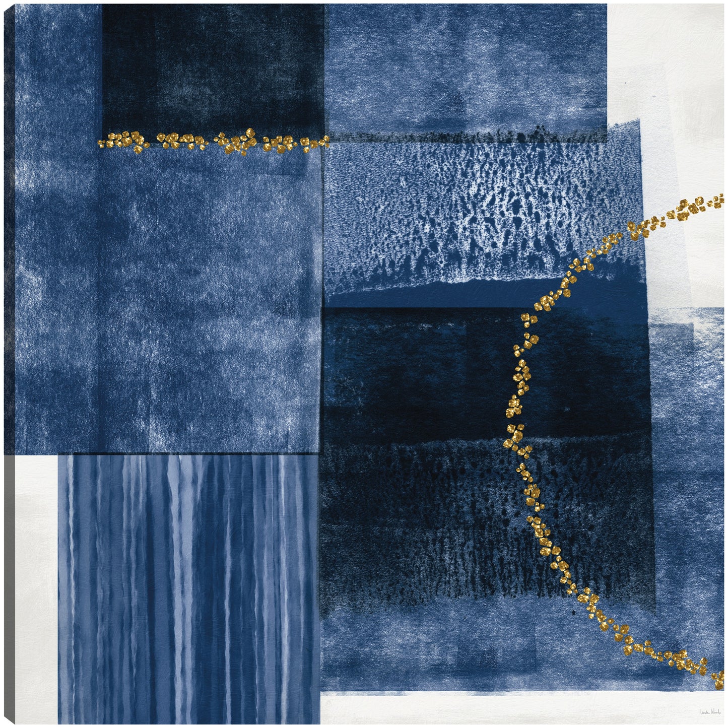 Azul y Oro II - Linda Woods