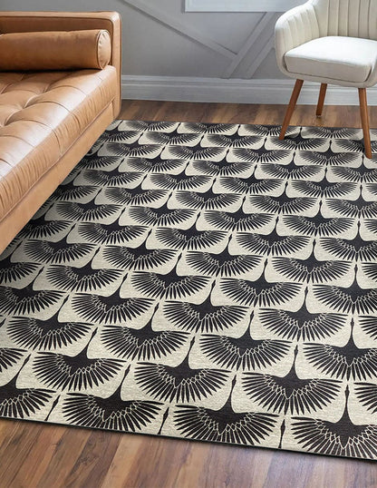 Tapete Decorativo Lavable Bandada en  Pizarra