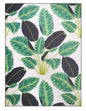 Tapete Decorativo Lavable Hojas de Selva Tropical Esmeralda