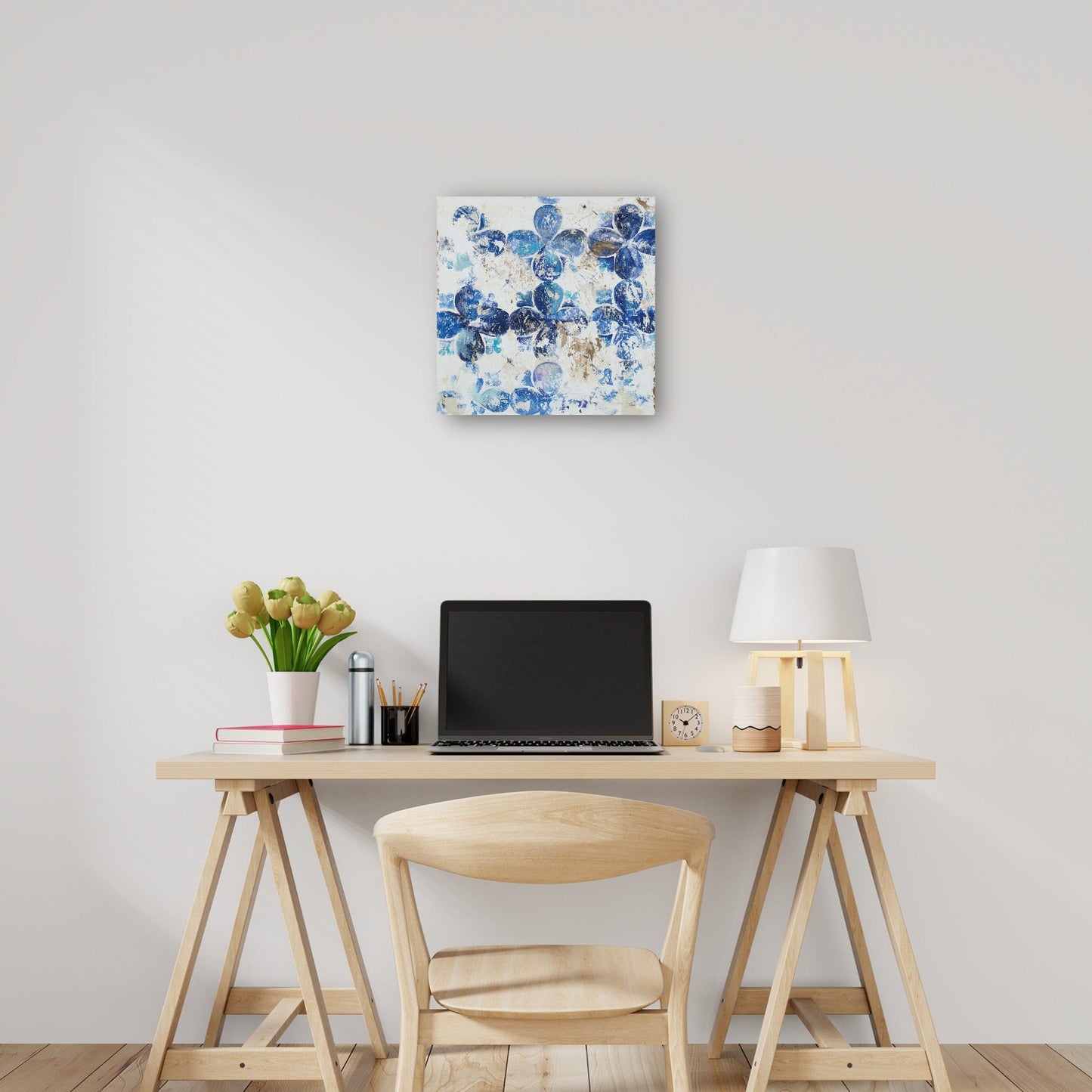 Cuadrifolio azul III - Patricia Pinto