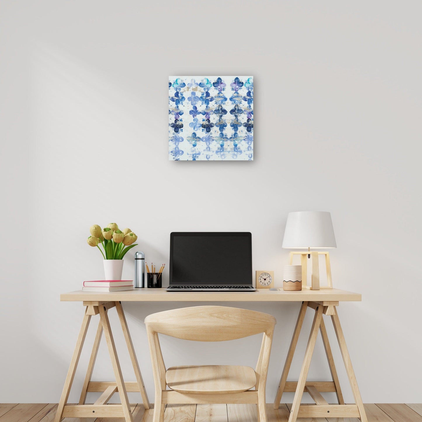 Cuadrifolio azul IV - Patricia Pinto