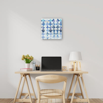 Cuadrifolio azul IV - Patricia Pinto