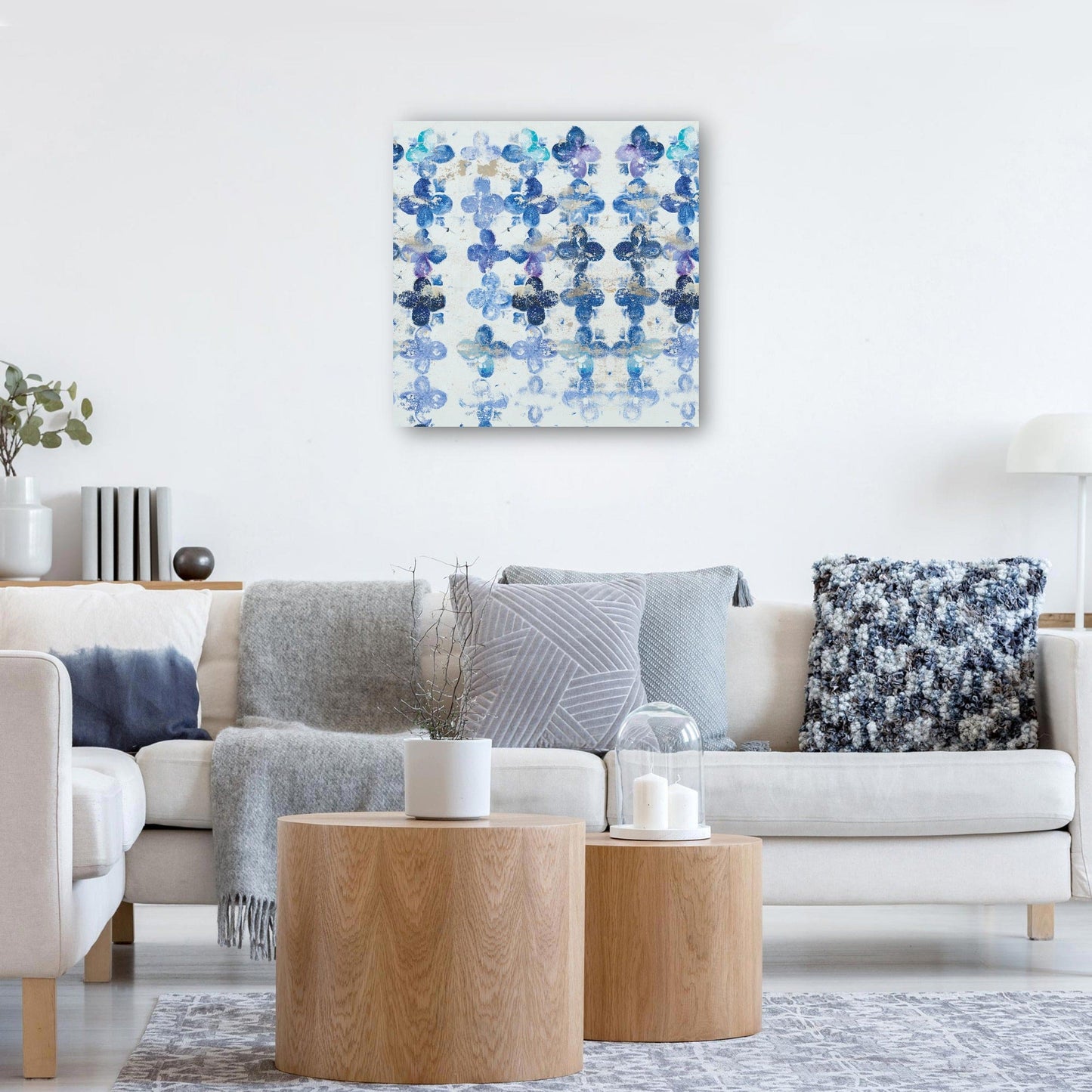 Cuadrifolio azul IV - Patricia Pinto