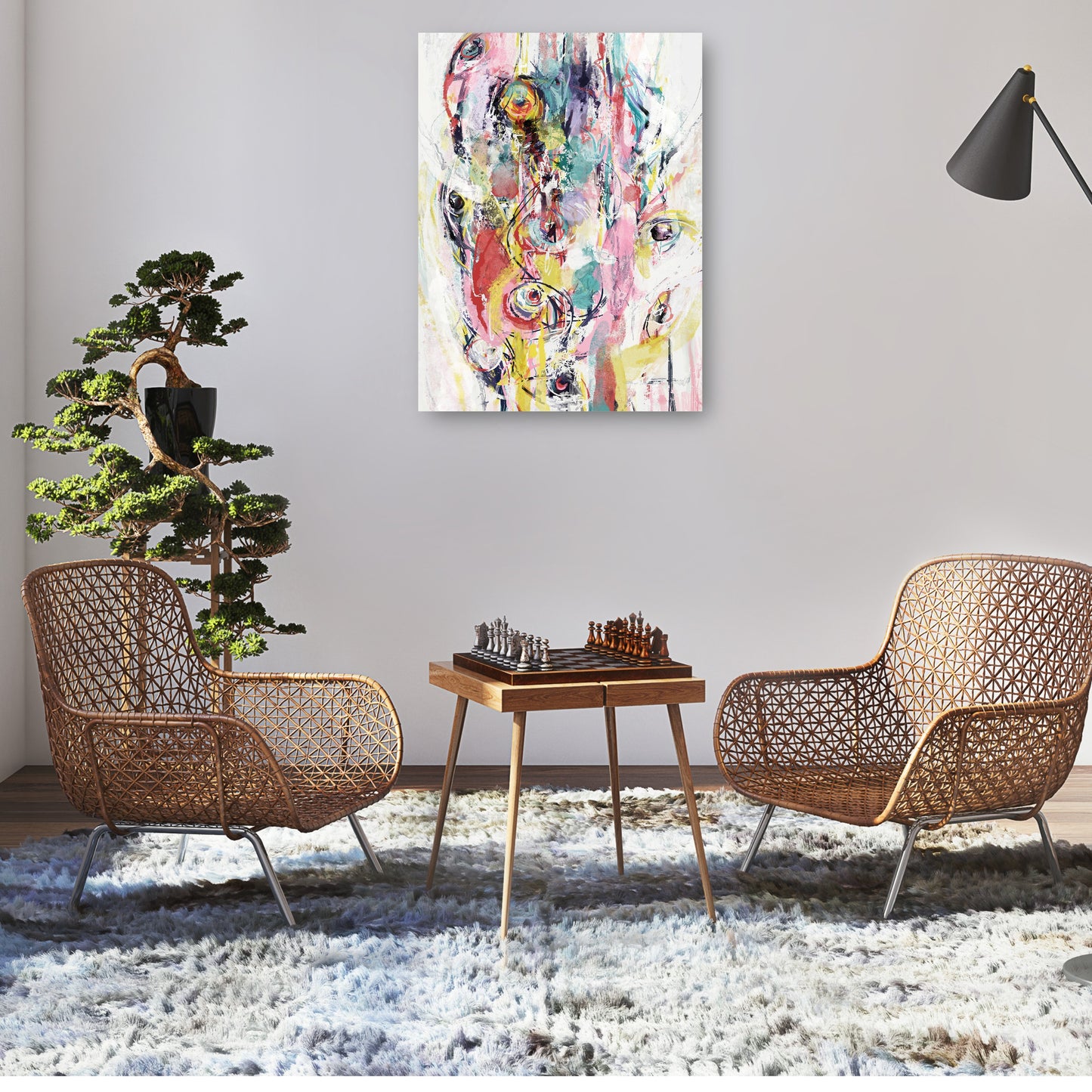 Los ojos ven todo abstracto - DP Gallery