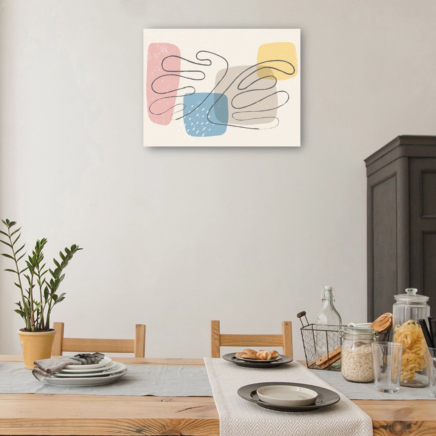 Pastel Matisse Formas Abstracto - DP Gallery