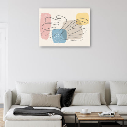 Pastel Matisse Formas Abstracto - DP Gallery