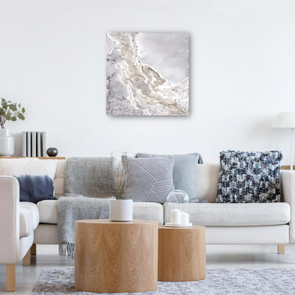 Resumen mineral plateado y gris - Tara Reed