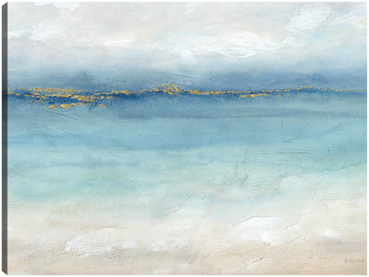 Paisaje de mar sereno - Cynthia Coulter