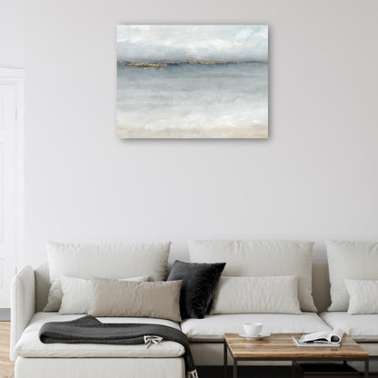 Sereno Mar Gris Oro Paisaje - Cynthia Coulter