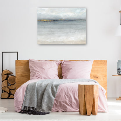 Sereno Mar Gris Oro Paisaje - Cynthia Coulter