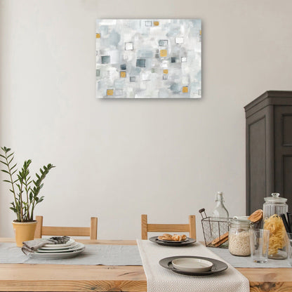 Grid Ensemble Neutral con paisaje dorado - Cynthia Coulter